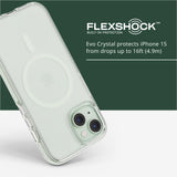 Tech21 Evo Crystal for iPhone 15 - Compatible with MagSafe - Impact Protection Case My Outlet Store Ltd.