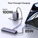 UGREEN Revodok USB C Hub Ethernet, 7-in-1 USB-C Dock with 4K@60Hz HDMI, 1Gbps Ethernet, 100W PD, 2 USB-A 3.0 Ports, SD/TF for MacBook Neo/Air/Pro, iPhone 17 Pro/Pro Max, iPad My Outlet Store Ltd.