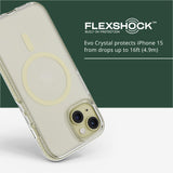 Tech21 Evo Crystal for iPhone 15 - Compatible with MagSafe - Impact Protection Case My Outlet Store Ltd.