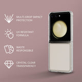 Tech 21 EvoClear case for Samsung Galaxy Z Flip5 - impact protection - clear My Outlet Store Ltd.