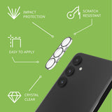 Tech21 Impact Shield Screen and Camera Protector Bundle for Samsung Galaxy S24+ My Outlet Store Ltd.