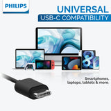 PHILIPS E1105BK HiFi In-Ear Headphones In-Ear Volume control Black My Outlet Store Ltd.
