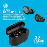 JLab Go Air Pop True Wireless Earbuds, In Ear Headphones, Bluetooth Earphones, Ear Buds with 32H Playtime, Bluetooth Earbuds with Microphone, USB Charging Case, Dual Connect, EQ3 Sound My Outlet Store Ltd.