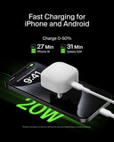 Belkin BoostCharge Cubic Wall Charger, USB-C Power Delivery Fast Charging for Apple iPhone Air, iPhone 16, iPhone 15, Samsung Galaxy S25, Google Pixel, iPad, AirPods & More - White My Outlet Store Ltd.