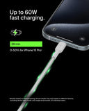 Belkin BoostCharge geflochtenes USB-C-/USB-C-Ladekabel, USB-C-Schnellladekabel für iPhone 15, Samsung Galaxy S23, S23 Ultra, Note, Google Pixel, iPad Pro, iPad Mini, Nintendo Switch, 1 m – Schwarz My Outlet Store Ltd.