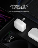 Belkin BoostCharge Cubic Wall Charger, USB-C Power Delivery Fast Charging for Apple iPhone Air, iPhone 16, iPhone 15, Samsung Galaxy S25, Google Pixel, iPad, AirPods & More - White My Outlet Store Ltd.