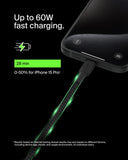 Belkin BoostCharge geflochtenes USB-C-/USB-C-Ladekabel, USB-C-Schnellladekabel für iPhone 15, Samsung Galaxy S23, S23 Ultra, Note, Google Pixel, iPad Pro, iPad Mini, Nintendo Switch, 1 m – Schwarz My Outlet Store Ltd.