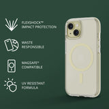 Tech21 Evo Crystal for iPhone 15 - Compatible with MagSafe - Impact Protection Case My Outlet Store Ltd.