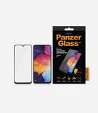 PanzerGlass Samsung Galaxy A30/A50 Edge to Edge Tempered Glass Screen Protector Tough Scratch Resistant Anti Fingerprint - Black/Clear My Outlet Store Ltd.