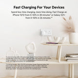 Belkin USB Type C Power Delivery Fast Wall Charger with USB-C to Lightning Cable, Certified USB-C PD 3.1 PPS for iPhone 13, Pro, Max, Mini, iPad, Galaxy, Pixel and More, 20W - White My Outlet Store Ltd.