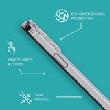 tech21 Evo Clear Mobile Phone Case for iPhone 15 Pro, Transparent, Simple Phone Case, Biodegradable, 12x Military Level Drop Protection: 3.6 m My Outlet Store Ltd.
