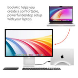Twelve South BookArc Flex Vertical Laptop Stand – Space-Saving MacBook Stand, Adjustable Laptop Holder for Desk, Single Slot Laptop Dock for Monitor Display, Non-Slip, Upright Laptop Storage My Outlet Store Ltd.