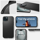 Spigen Liquid Air Case for iPhone 15 Plus - Matte Black My Outlet Store Ltd.