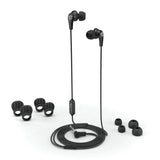 JLab Audio JBuds Pro Signature Wired Earbuds with Microphone and Track Controls, Titanium 10mm Drivers with Custom Fit Gel Tips and Cush Fins My Outlet Store Ltd.