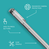 tech21 Evo Lite Clear Case for iPhone 15 Pro, Semi-Transparent, Simple Phone Case, TPU and Biodegradable, Drop Protection: 2.4 m My Outlet Store Ltd.
