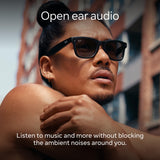 Meta Ray-Ban Smart Glasses, Wayfarer, Matte Black/Polarised Gradient Graphite, Regular My Outlet Store Ltd.