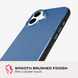 Tech21 EvoDusk for iPhone 16 Compatible with MagSafe - Impact Protection Case 15x Military Standard Tested - in Blue/Black My Outlet Store Ltd.