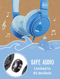 Planet Buddies Kids Headphones, Foldable Wired On Ear Headphones for Kids with Microphone, 85dB Volume Limiter, Cute Kids Earphones for Tablets and Phones, Travel, School & Music My Outlet Store Ltd.