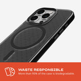 tech21 Evo Check Mobile Phone Case for iPhone 15 Pro, Compatible with MagSafe, Simple Phone Case, Biodegradable, Black, 12x Military Level Drop Protection: 4.9 m My Outlet Store Ltd.