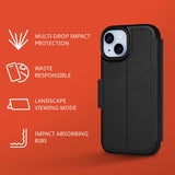 Tech21 EvoLite Wallet for iPhone 15 - Impact Protection Case - 3 card slots - Black My Outlet Store Ltd.