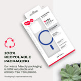 Tech21 EvoCrystal for iPhone 16 Pro Compatible with MagSafe - Impact Protection Case 15x Military Standard Tested - in Blue My Outlet Store Ltd.