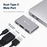 CANYON 3-in-1 Thunderbolt 3 Docking Station with 3.0 USB Hub and 4K HDMI Port, High Speed Charging and Data Transfers, Compatible with MacBook Air and Pro PCs My Outlet Store Ltd.