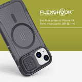 tech21 iPhone 14 Plus Evo Max Compatible with MagSafe – Durable, Shock-Absorbing and Rugged Phone Case with Holster and 20ft FlexShock Multi-Drop Protection My Outlet Store Ltd.