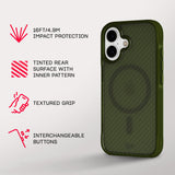 Tech21 EvoArmor for iPhone 16 Compatible with MagSafe - Impact Protection Case 21x Military Standard Tested in Green My Outlet Store Ltd.