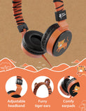 Planet Buddies Kids Headphones, Foldable Wired On Ear Headphones for Kids with Microphone, 85dB Volume Limiter, Cute Kids Earphones for Tablets and Phones, 100% Recycled Plastics My Outlet Store Ltd.