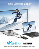 Anker USB C Hub, 332 USB-C Hub (5-in-1, 4K HDMI) with 100W Power Delivery, 4K@30Hz HDMI Display, 5Gbps USB-C and USB-A Data Ports for MacBook, iPad, Lenovo, Dell, HP Laptops, and More (Black) My Outlet Store Ltd.