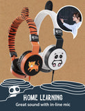 Planet Buddies Kids Headphones, Foldable Wired On Ear Headphones for Kids with Microphone, 85dB Volume Limiter, Cute Kids Earphones for Tablets and Phones, 100% Recycled Plastics My Outlet Store Ltd.