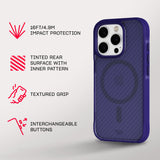 Tech21 EvoArmor for iPhone 16 Pro Compatible with MagSafe - Impact Protection Case 21x Military Standard Tested in Blue My Outlet Store Ltd.