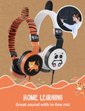 Planet Buddies Kids Headphones, Foldable Wired On Ear Headphones for Kids with Microphone, 85dB Volume Limiter, Cute Kids Earphones for Tablets and Phones, 100% Recycled Plastics My Outlet Store Ltd.