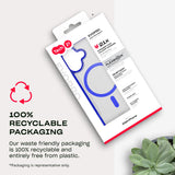 Tech21 EvoPro for iPhone 16 Compatible with MagSafe - Impact Protection Case 21x Military Standard Tested - in Clear/Blue My Outlet Store Ltd.