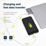 CANYON 3-in-1 Thunderbolt 3 Docking Station with 3.0 USB Hub and 4K HDMI Port, High Speed Charging and Data Transfers, Compatible with MacBook Air and Pro PCs My Outlet Store Ltd.