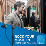 PHILIPS E1105BK HiFi In-Ear Headphones In-Ear Volume control Black My Outlet Store Ltd.