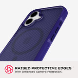 Tech21 EvoArmor for iPhone 16 Compatible with MagSafe - Impact Protection Case 21x Military Standard Tested in Blue My Outlet Store Ltd.