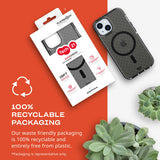 tech21 Evo Check Case for iPhone 15, Compatible with MagSafe, Simple Phone Case, Biodegradable, Black, 12x Military Level Drop Protection: 4.9 m My Outlet Store Ltd.