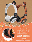 Planet Buddies Kids Headphones, Foldable Wired On Ear Headphones for Kids with Microphone, 85dB Volume Limiter, Cute Kids Earphones for Tablets and Phones, 100% Recycled Plastics My Outlet Store Ltd.