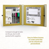 SpiceBox Adult Art Craft & Hobby Kits Sketch Plus Cards & Calligraphy, Multi Colors, (12827) My Outlet Store Ltd.