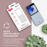 Tech21 EvoClear case for Samsung Galaxy Z Flip6 - Impact Protectoin -Anti-Yellowing - Clear case My Outlet Store Ltd.