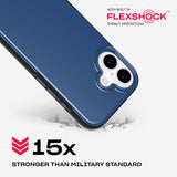 Tech21 EvoDusk for iPhone 16 Compatible with MagSafe - Impact Protection Case 15x Military Standard Tested - in Blue/Black My Outlet Store Ltd.