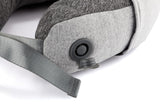 Medivon Grey Puffy Travel Neck Massager - Automatic Air Fill and Release Massage Pillow with Two Massage Modes, Pressure Control and Warm Up Function My Outlet Store Ltd.