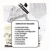 SpiceBox Adult Art Craft & Hobby Kits Sketch Plus Cards & Calligraphy, Multi Colors, (12827) My Outlet Store Ltd.