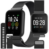 Forever ForeVigo SW-300 Smartwatch - Fitness Tracker with Bluetooth, Heart Rate Monitor, Sleep Analysis, Activity Monitor, Fitness Tracker Waterproof IP65, Watch Android, iOS, for Men and Women, Black My Outlet Store Ltd.