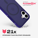 Tech21 EvoArmor for iPhone 16 Compatible with MagSafe - Impact Protection Case 21x Military Standard Tested in Blue My Outlet Store Ltd.