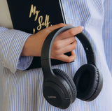 Canyon Wireless Headphones BTHS-3 - Black Foldable Bluetooth Headset with Microphone for Music, Gaming & Calls - Long-Lasting, Immersive Headphones My Outlet Store Ltd.