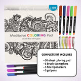 Spice Box Meditative Coloring-50 Anti-Stress Coloring Pages by Spice Box My Outlet Store Ltd.