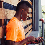 JLab Audio JBuds Pro Signature Wired Earbuds with Microphone and Track Controls, Titanium 10mm Drivers with Custom Fit Gel Tips and Cush Fins My Outlet Store Ltd.