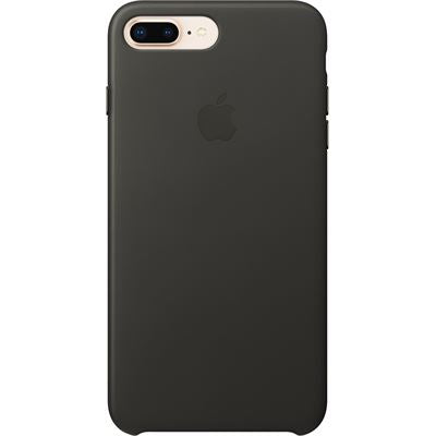 Apple iPhone 7 Plus & 8 Plus Back Leather Case - Black My Outlet Store